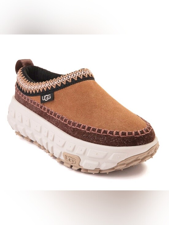 UGG Venture Daze Unisex Tan and Brown Platform Slip-On Suede Sneaker main image 10